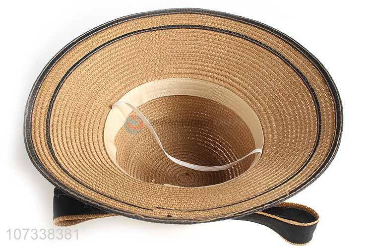 Lowest Price Summer Gift Natural Paper Straw Lady Sun Hat