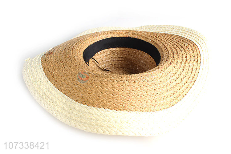 Wholesale Promotional Fashion Lady Hats Outdoor Paper Straw Hats For Women