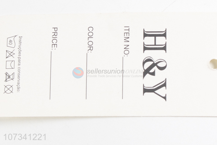 Best Quality Paper Hang Tag Cheap Garment Tags
