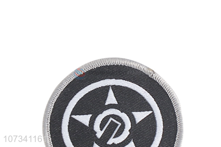 Hot Sale Round Embroidery Badge Garment Cloth Patches