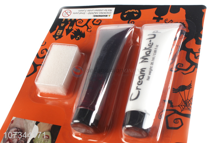 Factory Wholesale Halloween Make Up Kit Non-Toxic Washable Face Paint