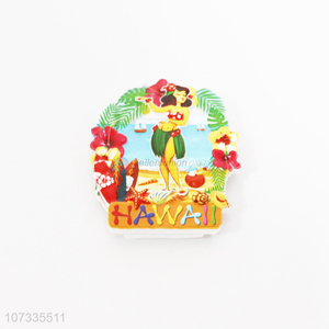 Suitable price Hawaii style resin fridge magnet resin souvenir