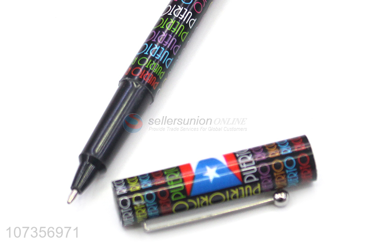 Wholesale Fashion Printing Ballpoint Pen With Pen Cap