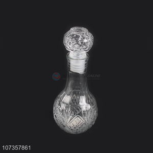 Low price decorative airtight red wine glass bottle decanter