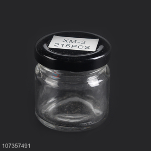 High quality multi-purpose airtight glass jar honey jar cookie jar