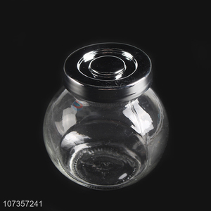 Latest arrival kitchen gadgets clear sealed glass jar food container