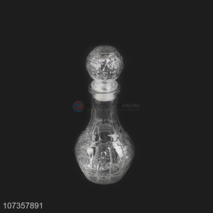 Promotional recycled empty whisky flask vodka wine glass bottle