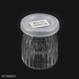 New products clear heat resistant kitchen glass jar for flower tea