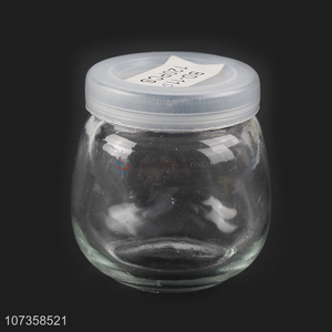 Top supplier flower tea glass storage jar kitchen cookie glass jar