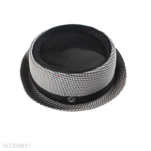 Delicate Design Mesh Top Round Cap Ladies Bowler Hat