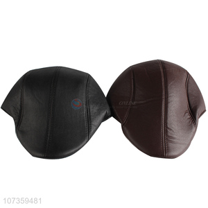 Good Quality Casual Leather Peaked Cap For Adults