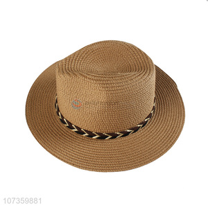 Hot Sale Wide-Brimmed Billycock Casual Straw Hat