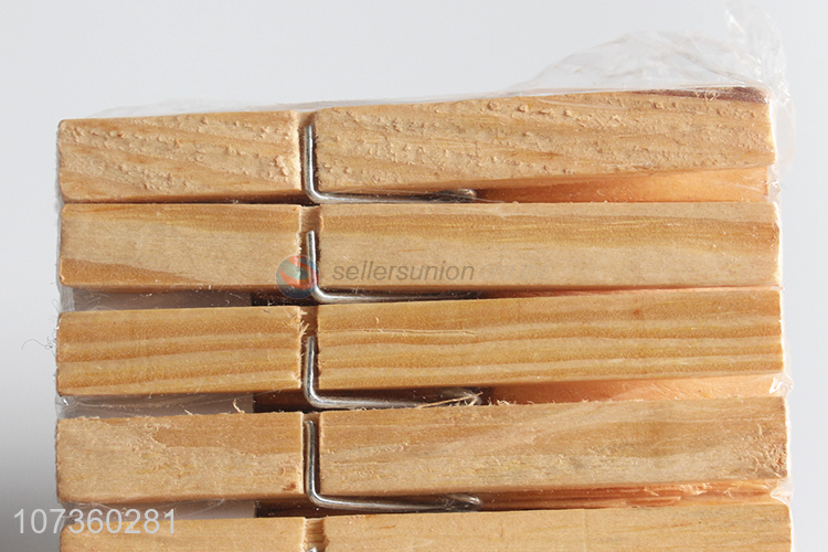 Wholesale Customized Birch Wooden Clothes Pegs Household Clothespins