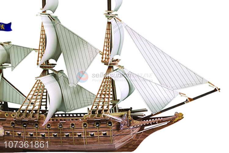 Competitive Price 3D Galleon Puzzle Toys Kids Educational Diy Toy