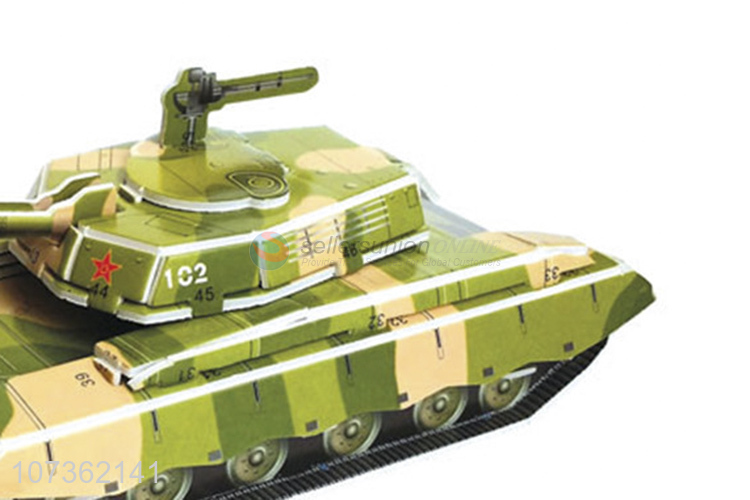 New Product Educational Toys 3D Tank Puzzle Model Diy Toy For Kids