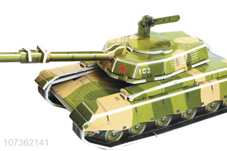 New Product Educational Toys 3D Tank Puzzle Model Diy Toy For Kids