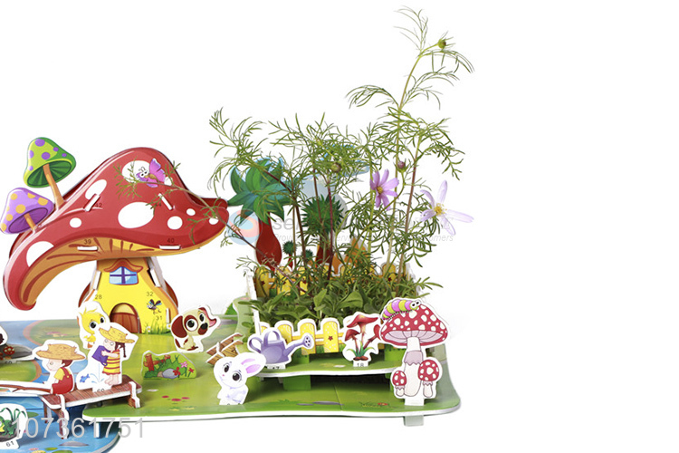 New Product Kids Educational Rural Scenery Planting Jigsaw Diy Toys Puzzle Toys