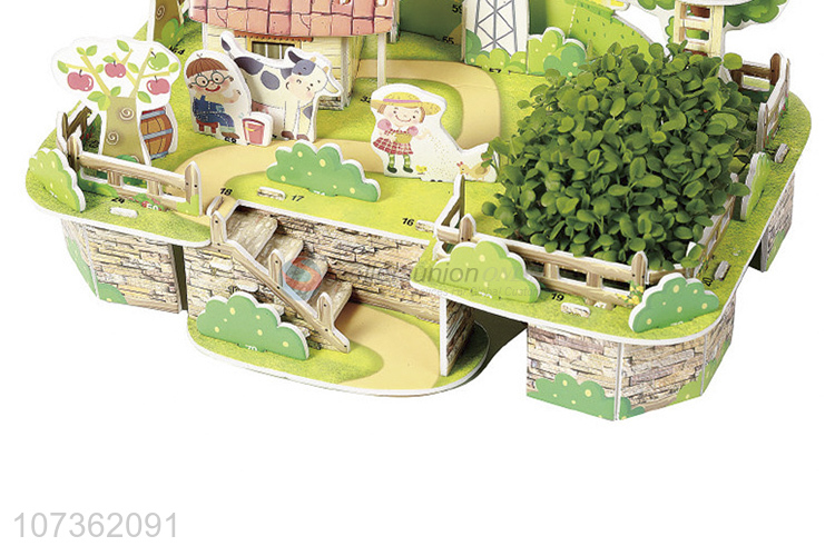 High Sales My Farm 3D Mini Planting Puzzle Diy Toys Educational Toy For Kids