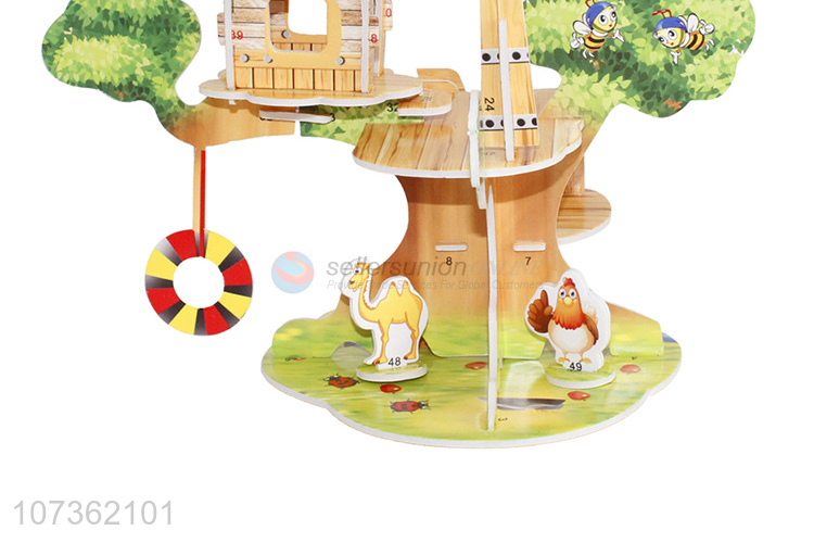 New Popular Educational Toys Creative Cabin In The Sky Diy Jigsaw Puzzle