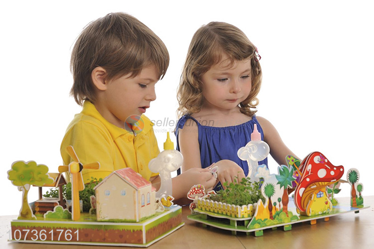 Good Quality Russian Rural Scenery Planting Jigsaw Diy Toys Kids Puzzle Game Toys