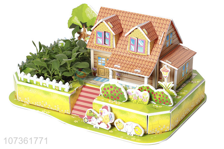 High Quality Intelligent House Planting Puzzle 3D Toy Love Garden Kids Educational Toys