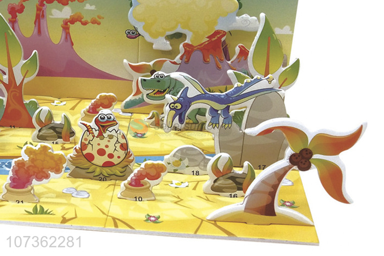 Best Price Russian The Dinosaur World Jigsaw Puzzle Diy Educational Toys For Kids