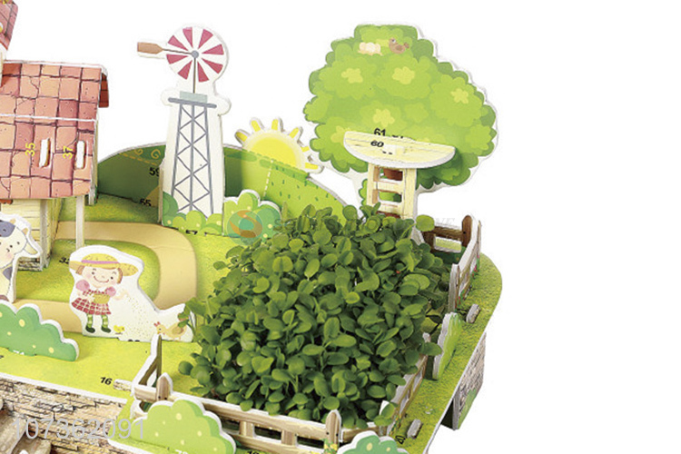 High Sales My Farm 3D Mini Planting Puzzle Diy Toys Educational Toy For Kids