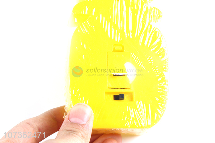 Promotion Home Decor Led Cute Yellow Pineapple Shaped Plastic Light