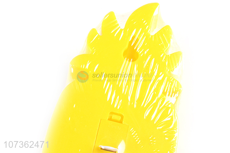 Promotion Home Decor Led Cute Yellow Pineapple Shaped Plastic Light