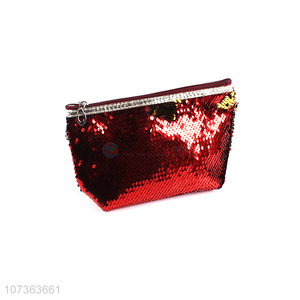 Wholesale New Design Cosmetic Makeup Sequin Bag For Women