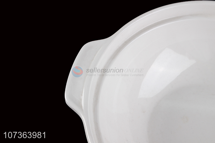 Best Sale Melamine Shallow Bowl With Two Ears