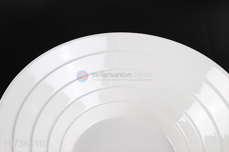 High Quality Round Shallow Bowl Fashion Melamine Bowl