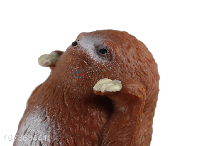 Factory Sales Soft TPR Animal Stress Relief Toy Sloth Shaped Squeeze Toy