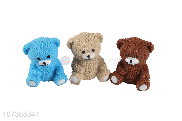 New Product Cartoon Animal Bear TPR Decompression Vent Toy
