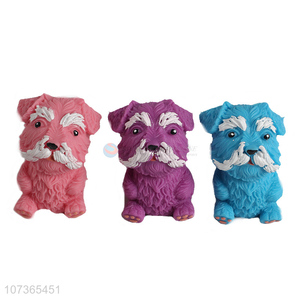 Hot Selling TPR Soft Cute Dog Shaped Squeeze Ball Animal Stress Relief Toy