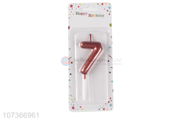 Fashion Birthday Cake Decoration Numbers 7 Birthday Party Cake Candles