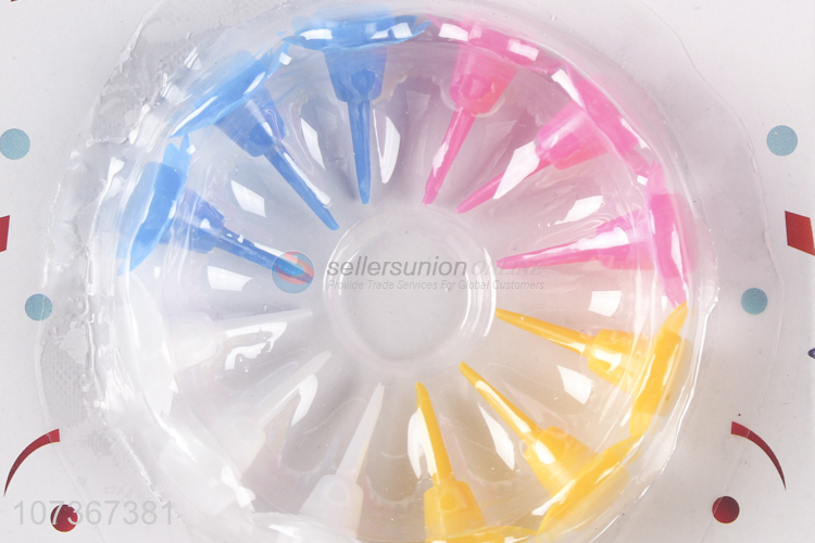 Factory Wholesale Colorful Spiral Paraffin Wax Birthday Cake Candle