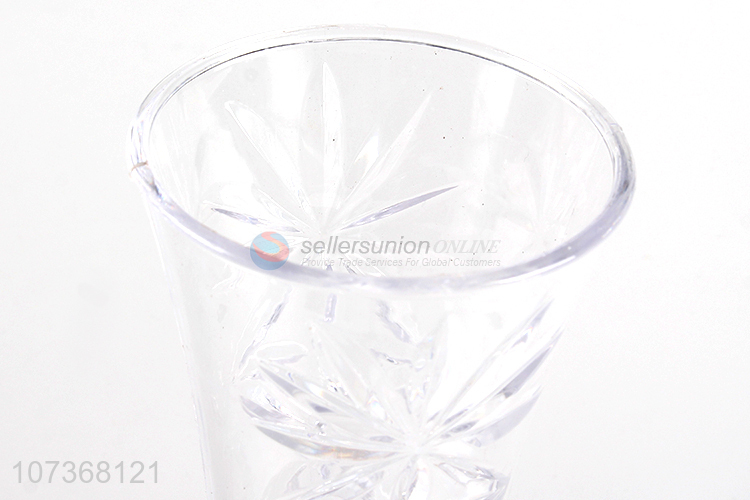 Latest design liquid activate blinking plastic flower cup juice cup