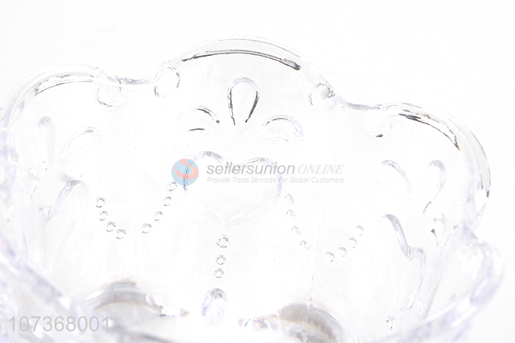 Factory price liquid activate blinking plastic flower cup drinking cup
