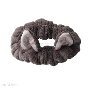 Cute design makeup washing face headband for lady