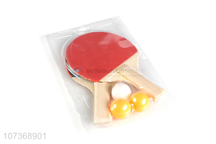Custom Professional Table Tennis Racket Suits 2 Rackets 3 Balls