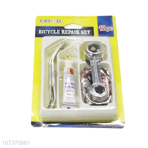 Wholesale Portable 12 Pieces Bicycle Tire Repair Kits