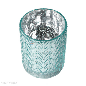 Wholesale Colorful Glass Candle Jar Fashion Candle Holder Cup