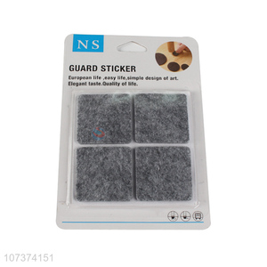 Custom Square Self Adhesive Furniture Felt Pad Floor Guard Sticker