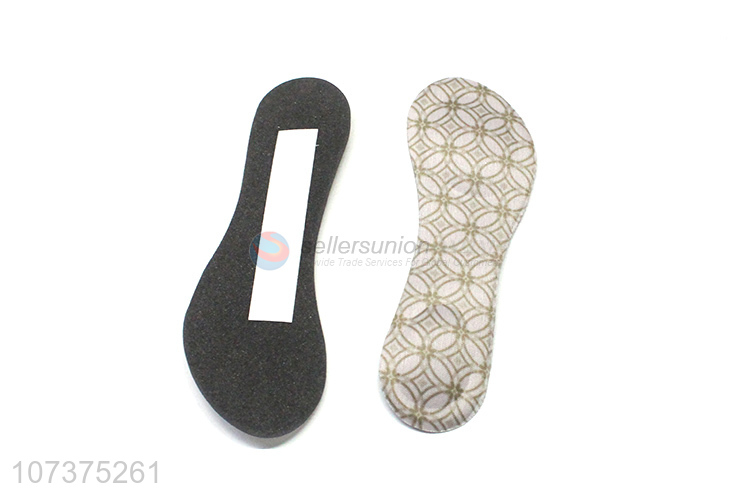 Hot products geometric pattern breathable high heel insoles for ladies