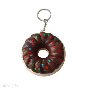 Good price donuts slow rising pu toys keychain