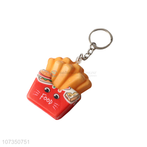 Hot product cute pu squeeze toys key chain