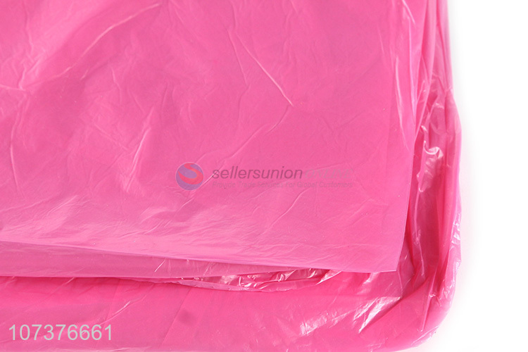 High quality free size disposable rain coat poncho for outdoor use