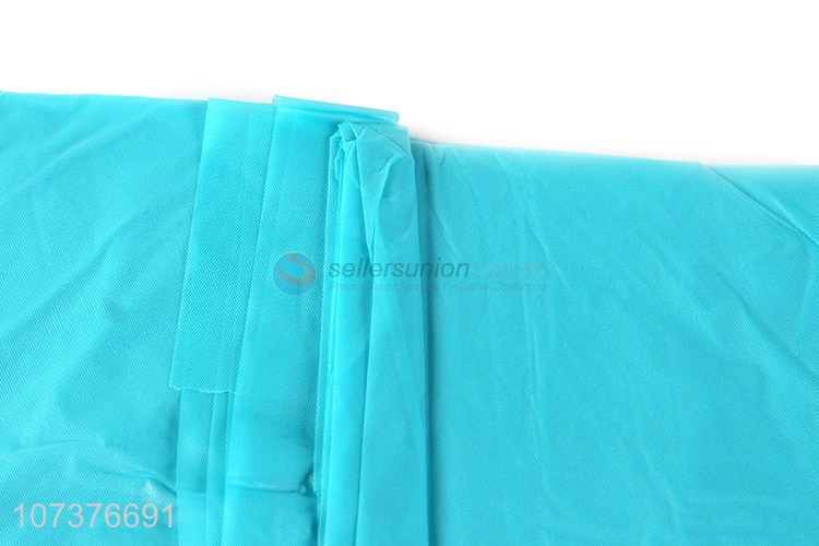 Promotional cheap solid color plastic table cloth waterproof pe table cover