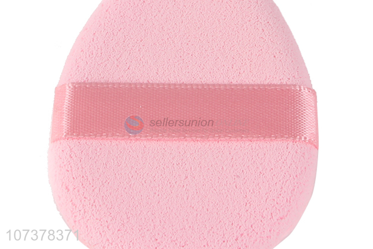 New design flat waterdrop shape latex makeup sponge cosmetic powder puff